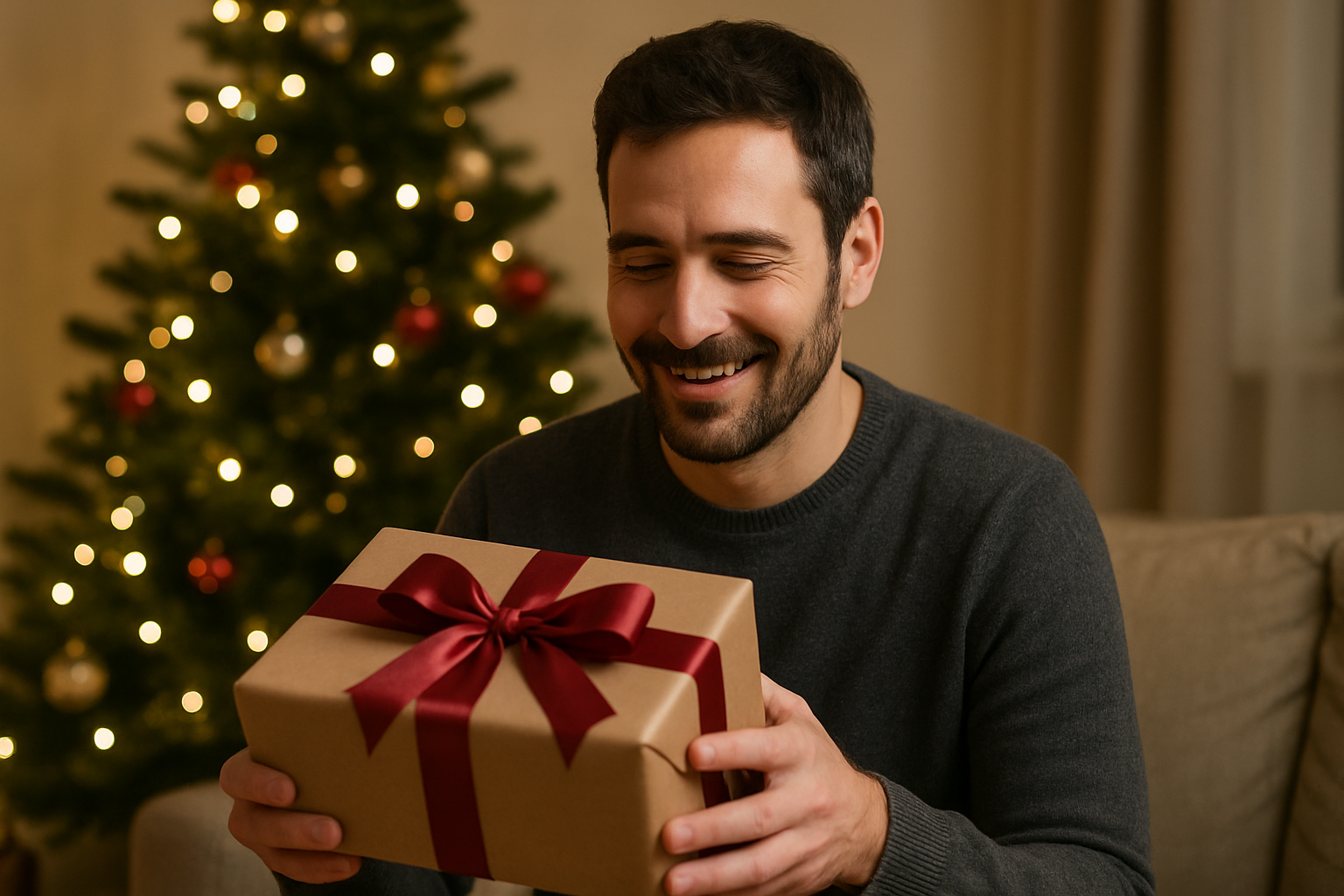 was schenke ich meinem mann zu weihnachten - Illustration